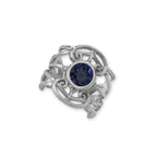 Swarovski Crystal Filigree Silver Ear Cuff Earring