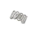 Crossover Sterling Silver Ear Cuff Earring