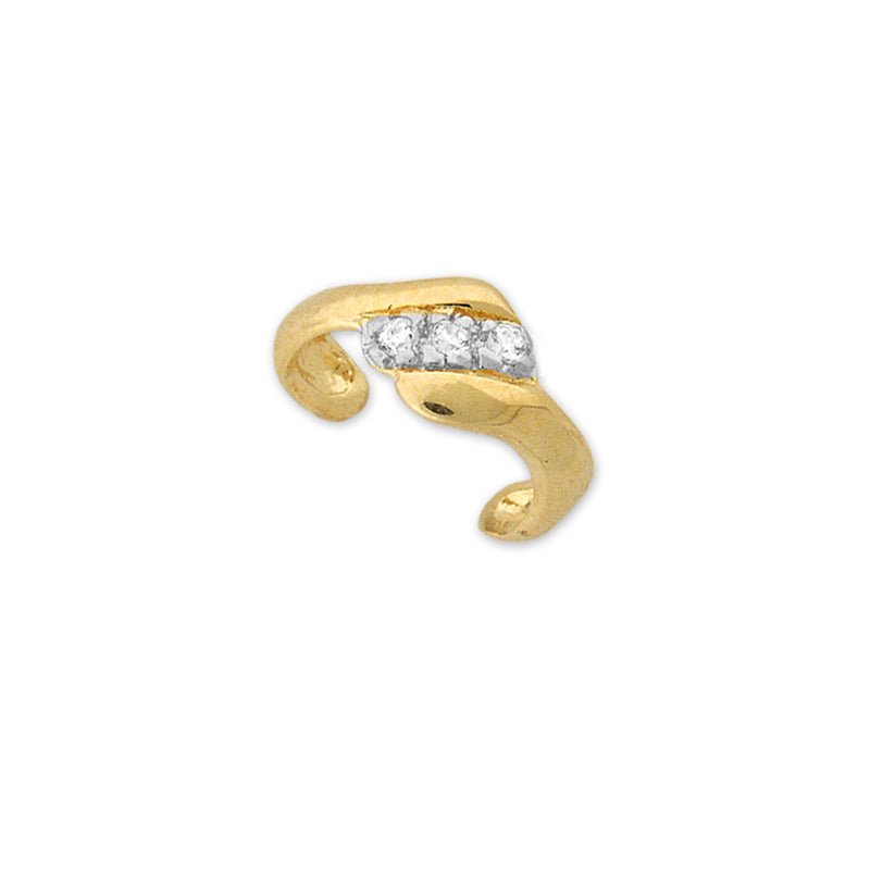Diamond 14k Gold Ear Cuff Earring