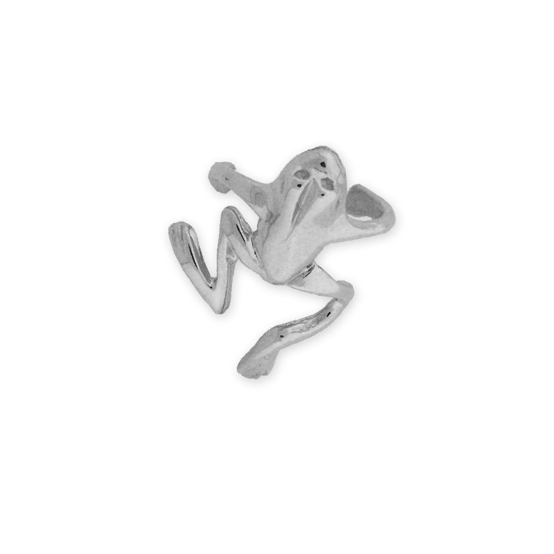 Frog Ear Cuff Earring in 10k White Gold