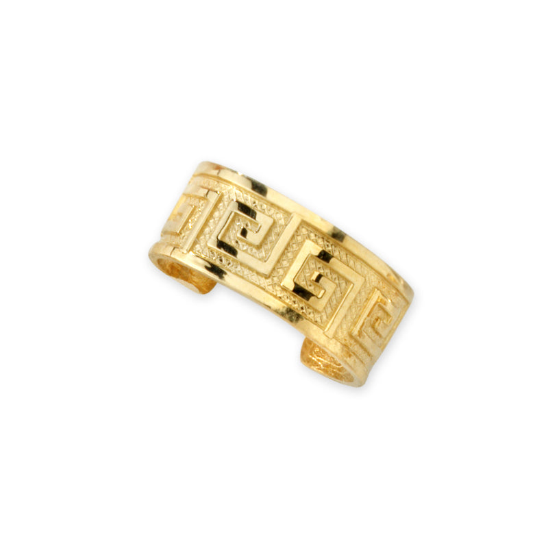 Greek Key 18k Gold Over Silver Ear Cuff Earring