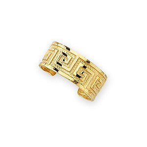 Greek Key 14k Gold Ear Cuff Earring