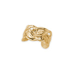 Leaf Ear Cuff Earring in 14k Yellow Gold