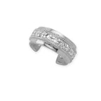 14k White Gold Diamond Earcuff Earring