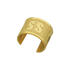 18k Gold Over Silver Kiss Me Earcuff Earring