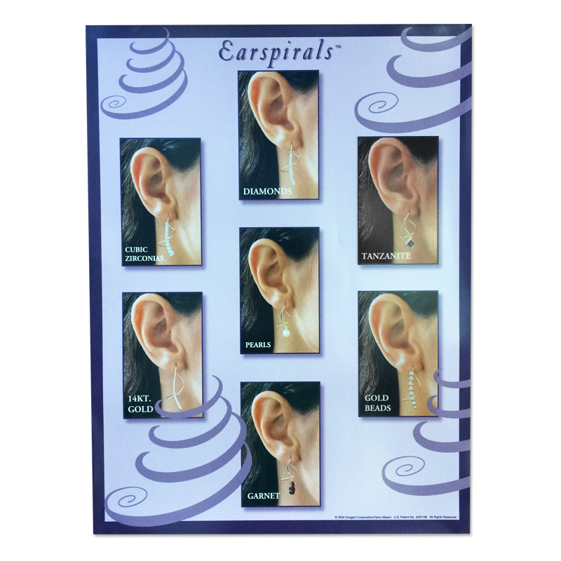 Earspirals™ Earrings Poster