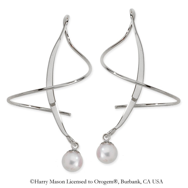Round Pearls Earspirals Earrings