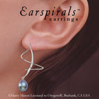 Teardrop Pearls Earspirals Earrings