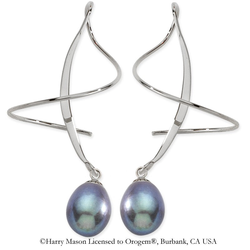 Teardrop Pearls Earspirals Earrings