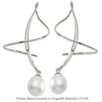 Teardrop Pearls Earspirals Earrings