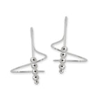 Polished Beads Earspirals Earrings