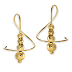 Tapered Beads Earspirals Earrings
