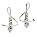 Tapered Beads Earspirals Earrings