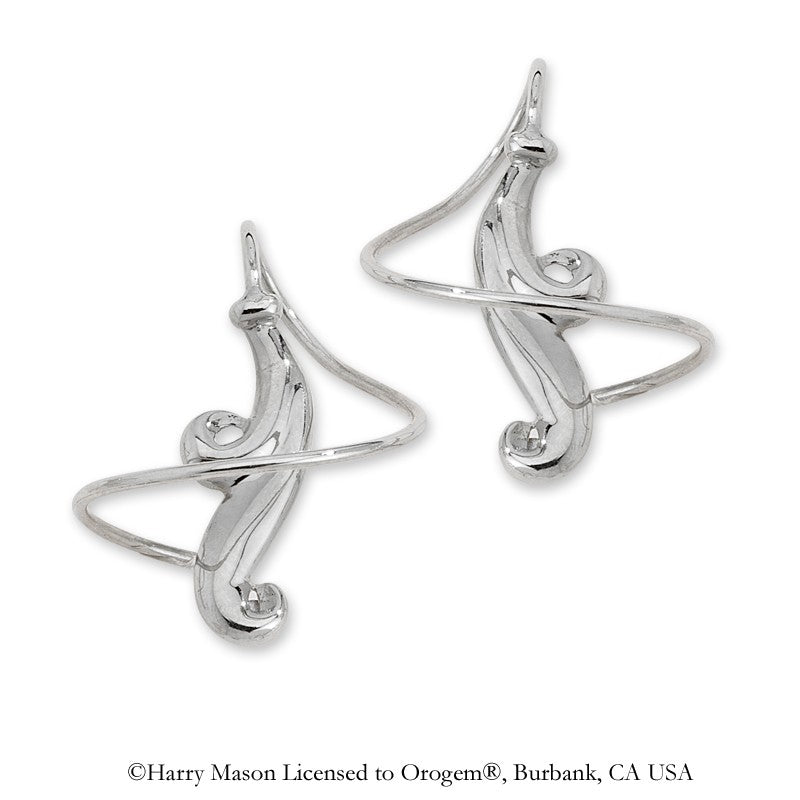 Polished Fleur-de-Lis Earspirals Earrings