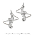 Polished Fleur-de-Lis Earspirals Earrings