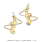 Polished Fleur-de-Lis Earspirals Earrings