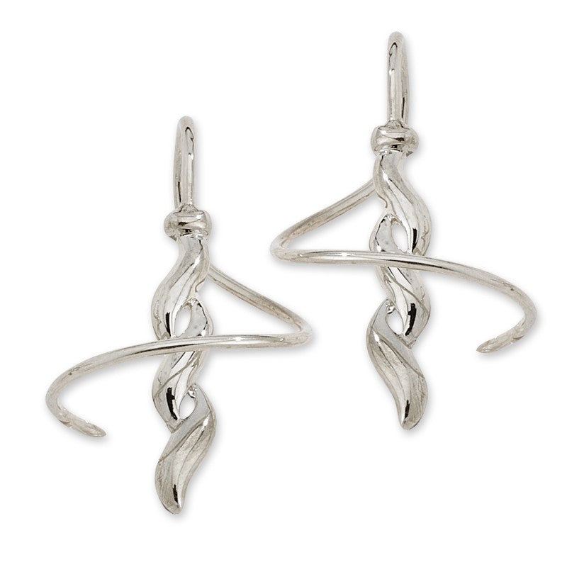 White Gold Earspirals Earrings