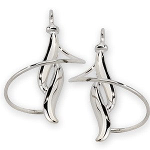White Gold Earspirals Earrings