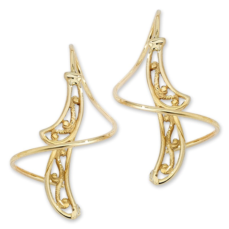 Yellow Gold Earspirals Earrings