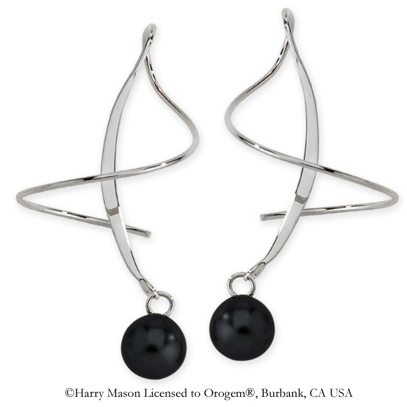 Black Onyx Earspirals Earrings