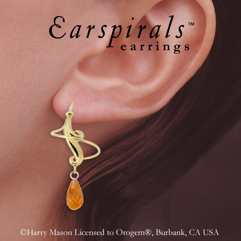 Citrine Earspirals Earrings