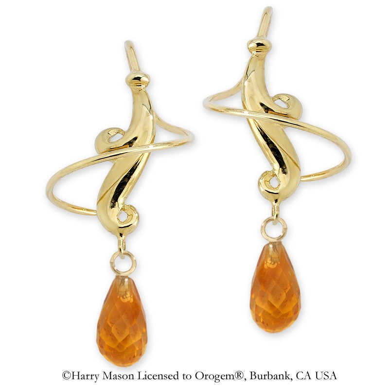 Citrine Earspirals Earrings