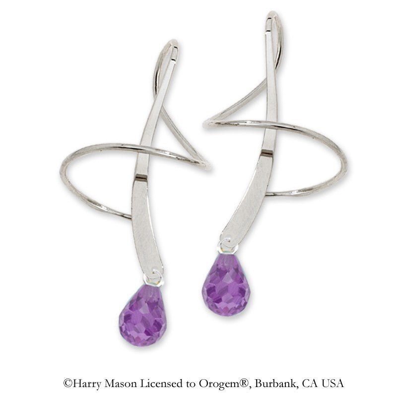 Amethyst Earspirals Earrings
