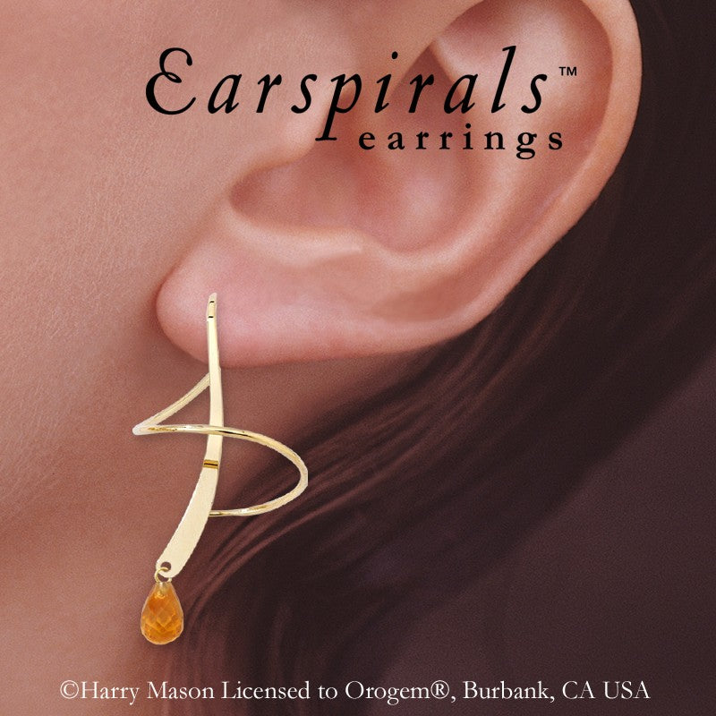 Citrine Earspirals Earrings