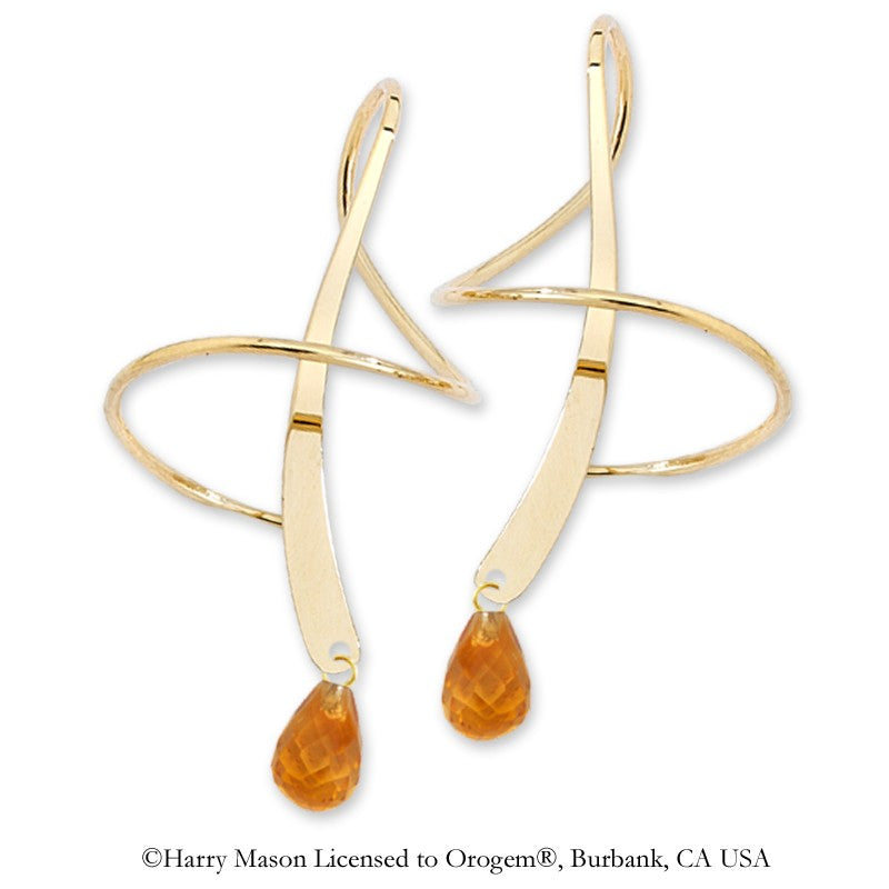 Citrine Earspirals Earrings
