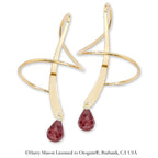 Garnet Earspirals Earrings