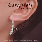 Cubic Zirconia Earspirals Earrings
