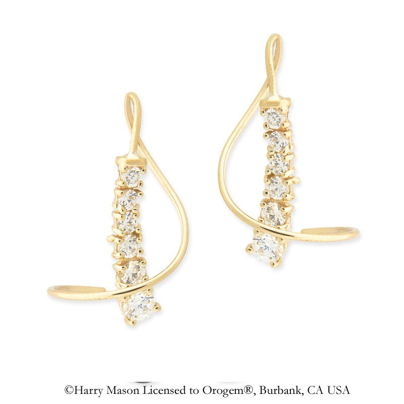 Cubic Zirconia Earspirals Earrings