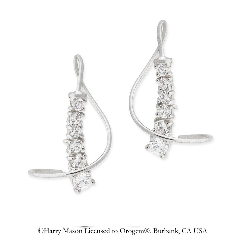 Cubic Zirconia Earspirals Earrings
