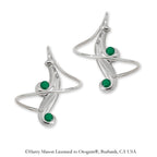 Green Onyx Earspirals Earrings