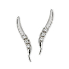 Diamond Ear Pin Earrings