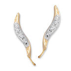 Diamond Ear Pin Earrings