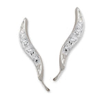 Diamond Ear Pin Earrings