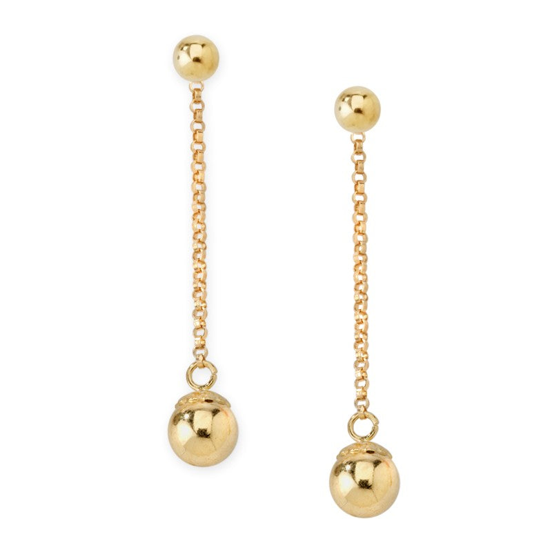 14kt Gold Bead Enhancer Earrings