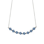 Shown in Swarovski Denim Blue Crystals