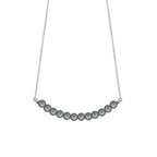 Shown in Swarovski Dark Grey Pearl Crystals