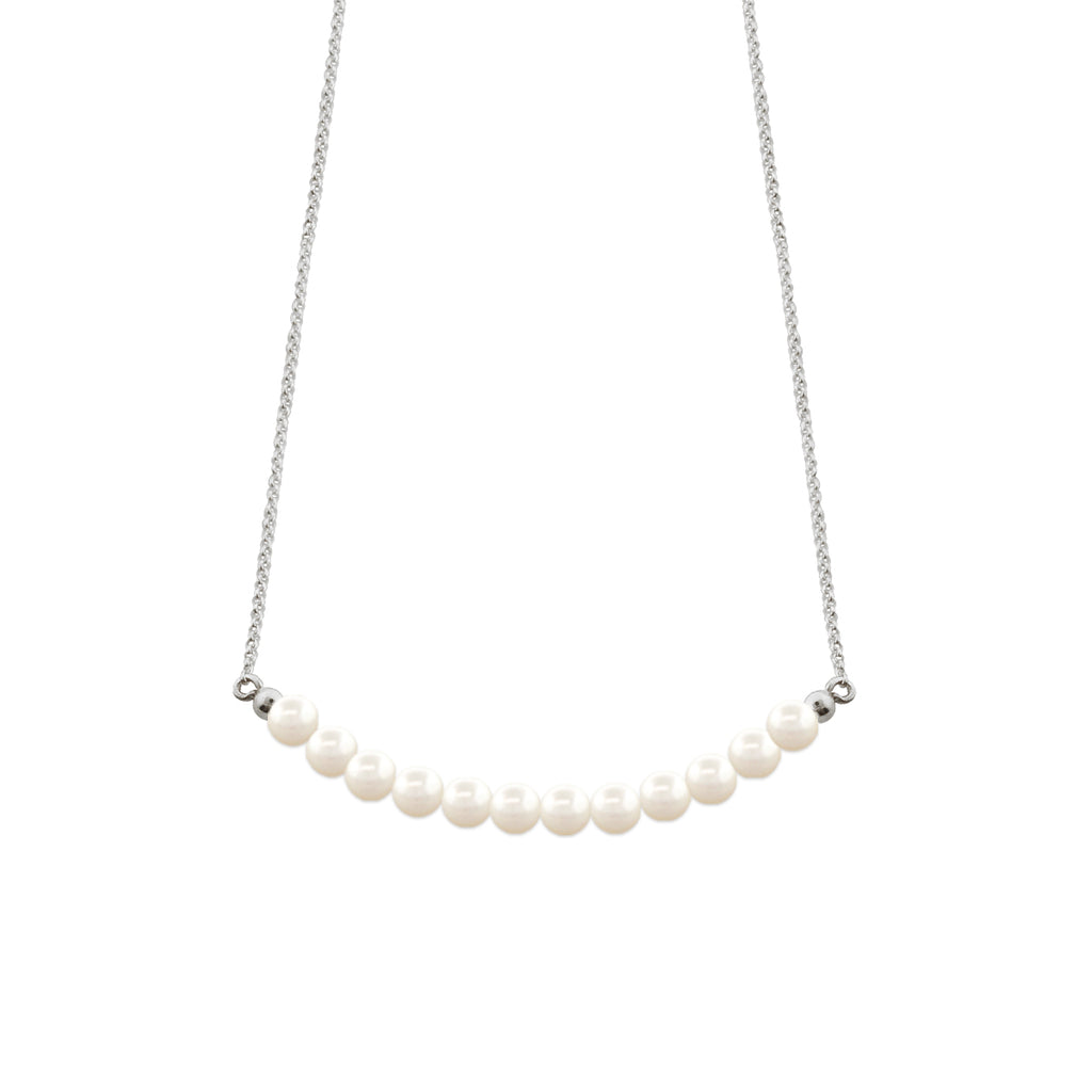 Shown in Swarovski White Pearl Crystals
