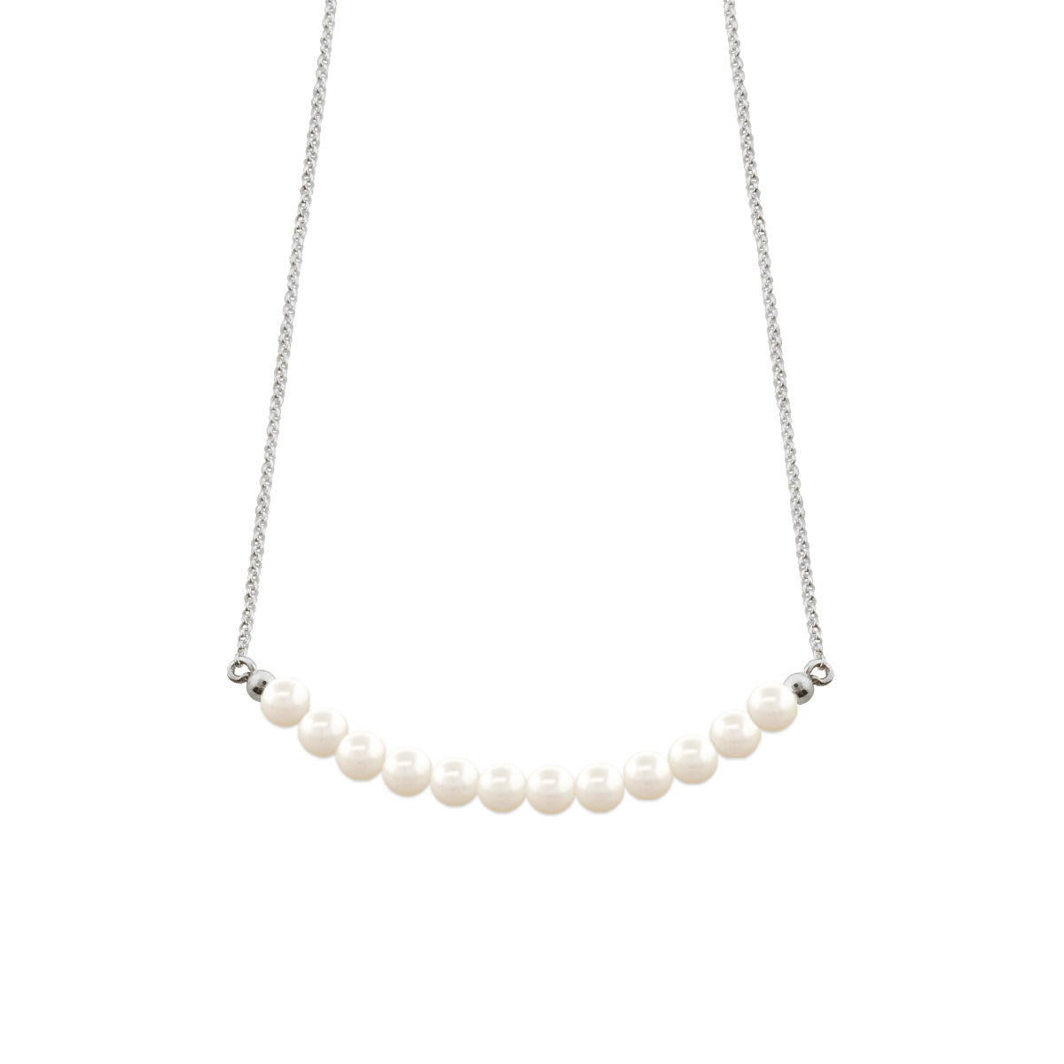 Shown in Swarovski White Pearl Crystals