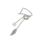 Sterling Silver Opal Wrap Earcuff Earrings