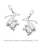 Sterling Silver Noble Dragon Earspirals Earrings