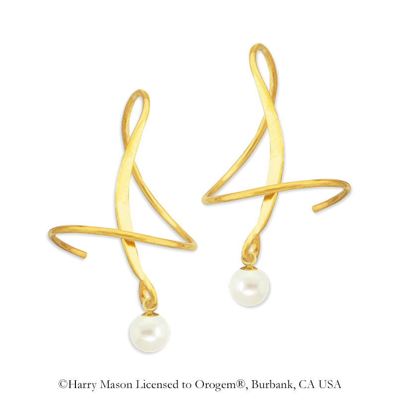 18k Gold Over Silver June Swarovski Crystal Earspirals Earrings