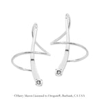 April Swarovski Crystal Earspirals Earrings
