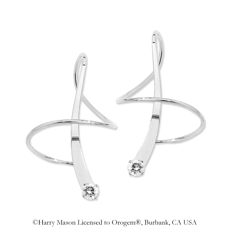 April Swarovski Crystal Earspirals Earrings