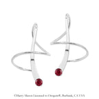 July Swarovski Crystal Earspirals Earrings