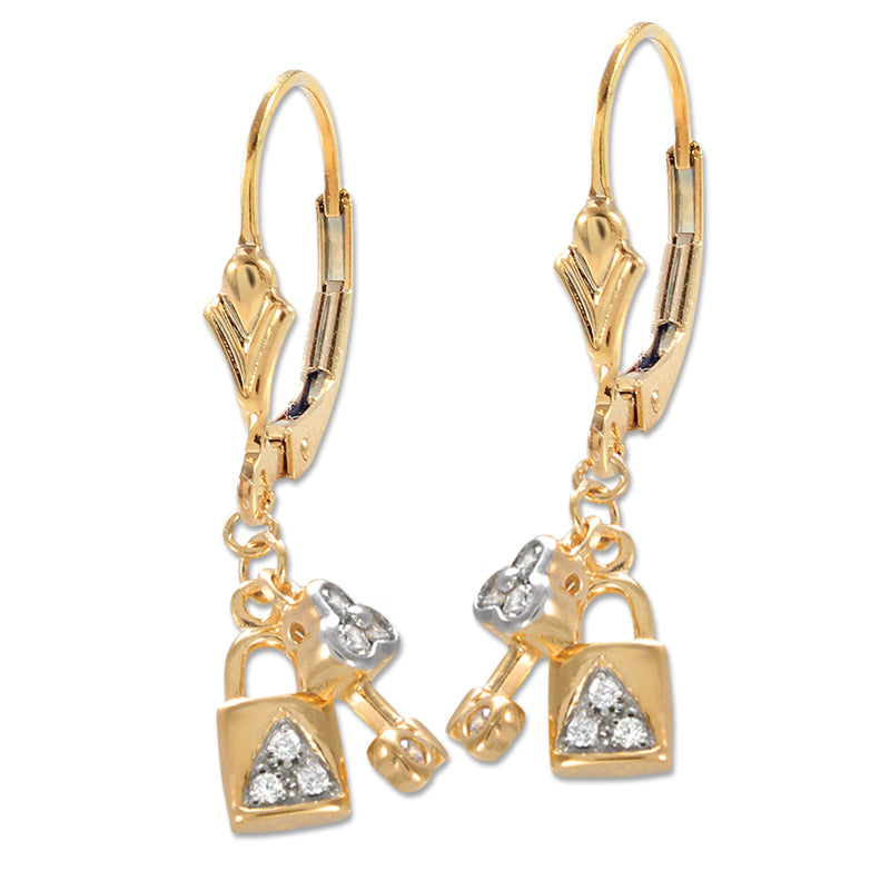Cubic Zirconia Love Knot Pendant