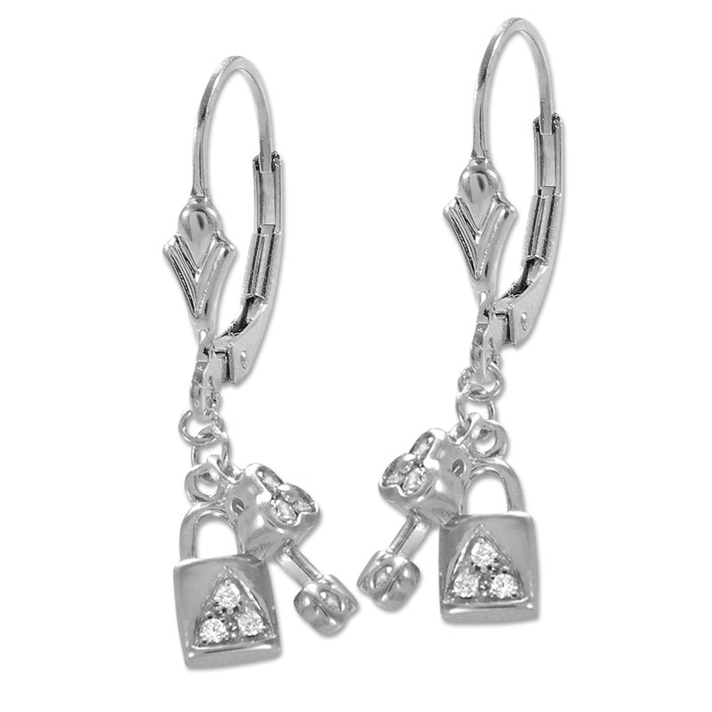 Cubic Zirconia Love Knot Pendant